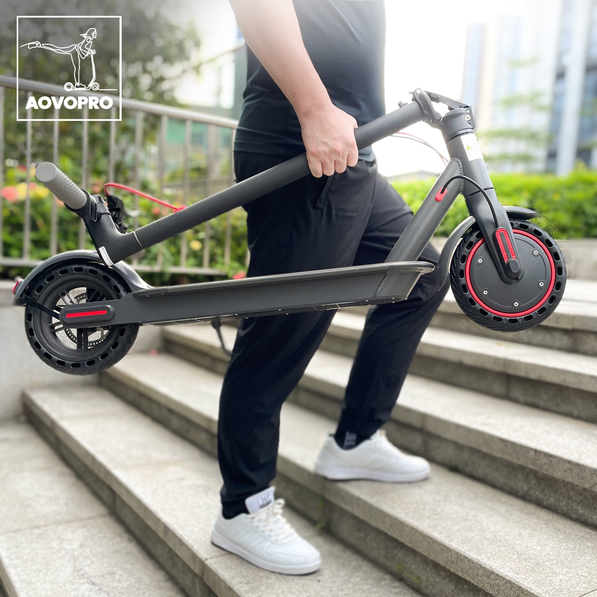 Powerful 350W Electric Scooter | Anti-Skid Technology encalife