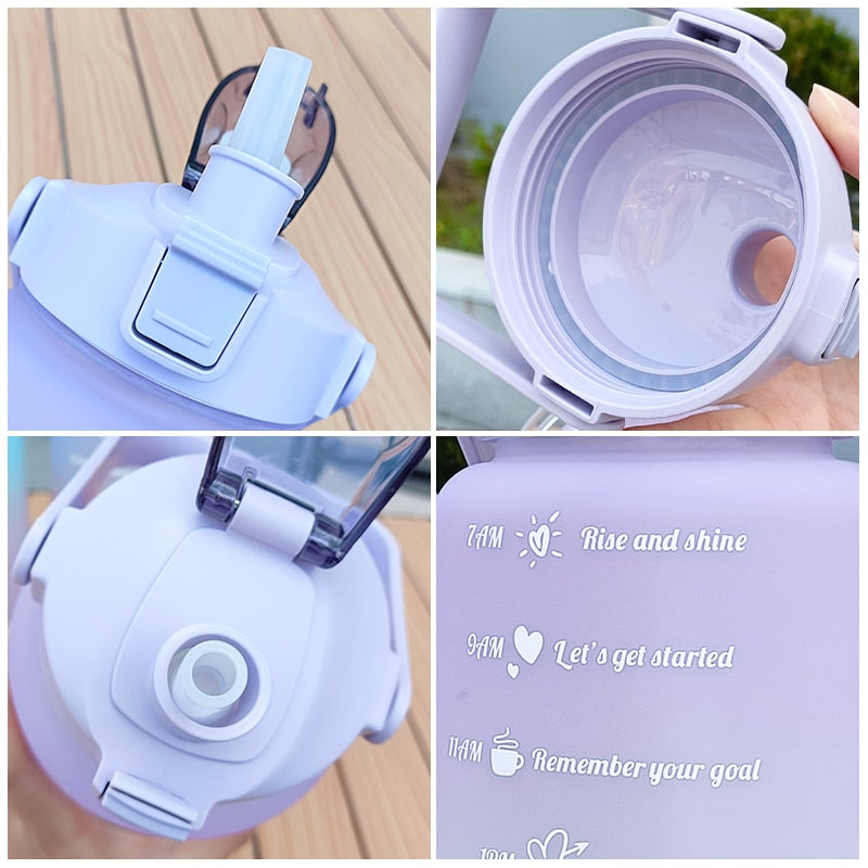Leak-Proof Water Bottle | 2L | Hydration Tracking encalife