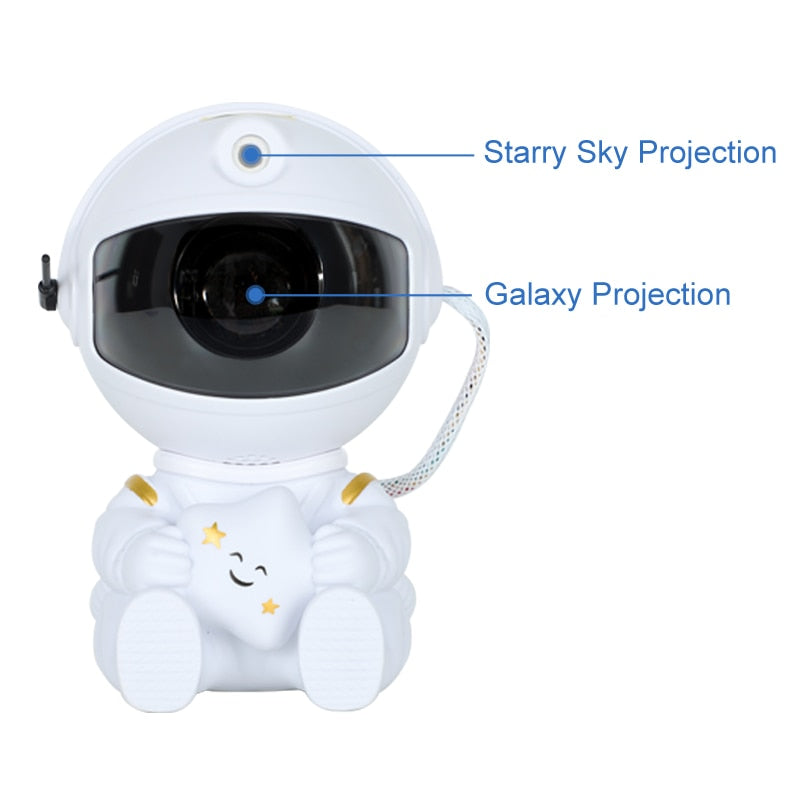 Astronaut Galaxy Star Projector | LED Light Nebula Lamp encalife