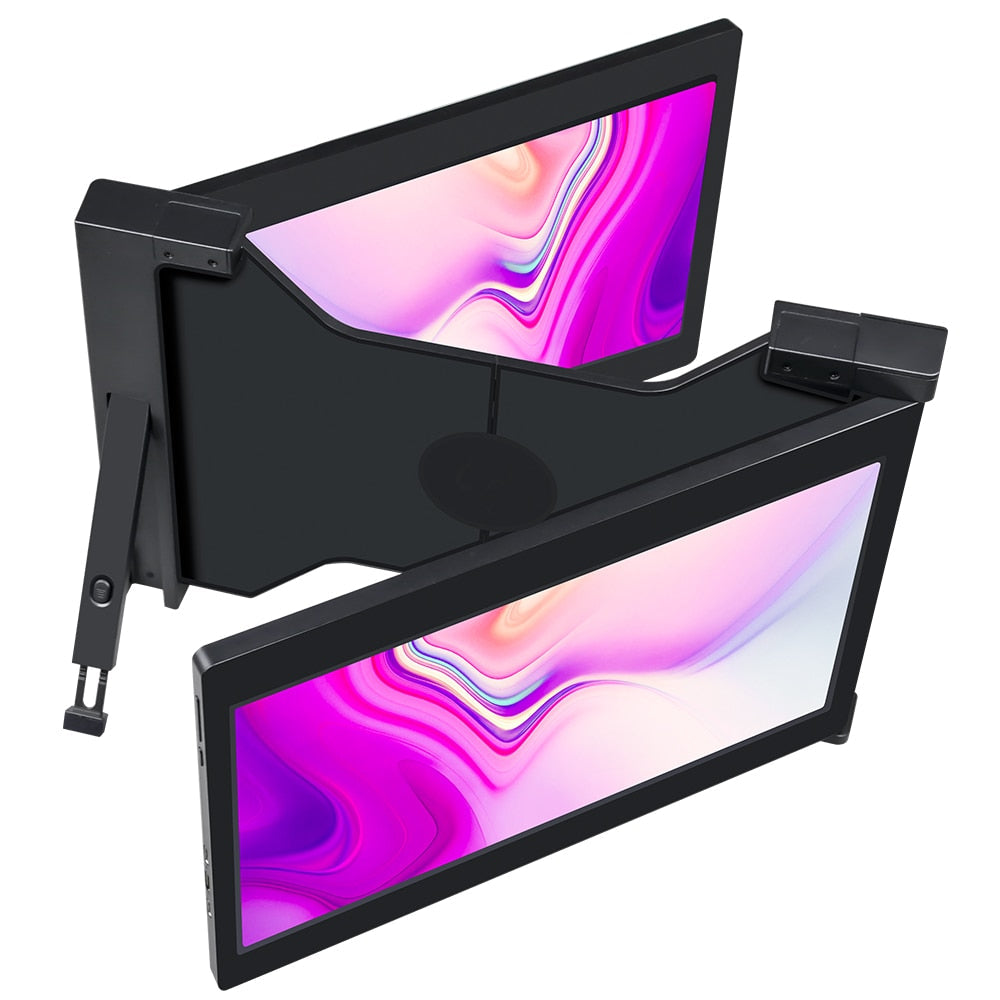 Triple Portable Laptop Monitor | Screen Extender | On-the-Go Ultra-Wide Display Solution encalife