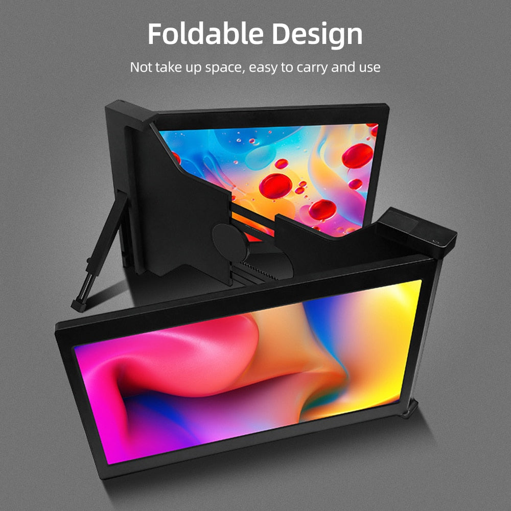 Triple Portable Laptop Monitor | Screen Extender | On-the-Go Ultra-Wide Display Solution encalife