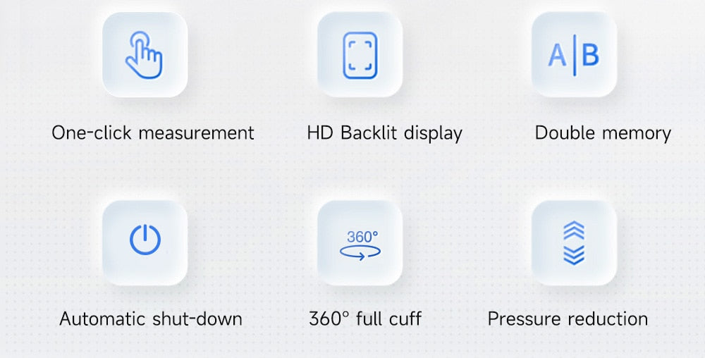 Digital Blood Pressure Monitor | Portable Monitor with LED Display encalife