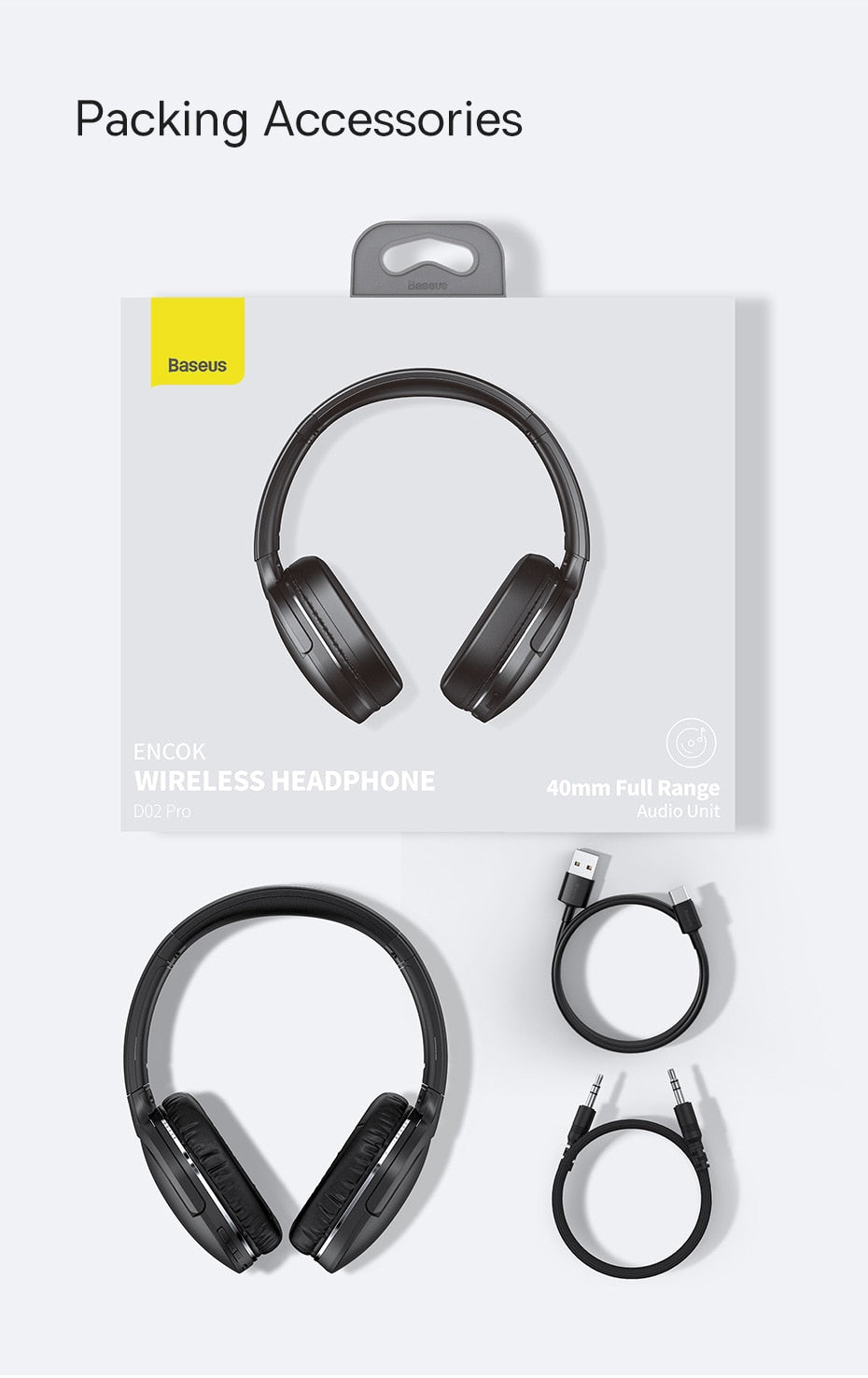 Bluetooth Headphones | Crystal Clear Sound Quality encalife