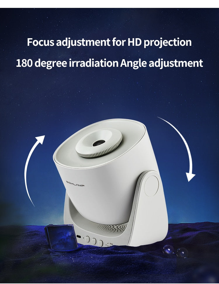 Galaxy Projector | Sky Projector | LED Rechargeable Sky Lamp encalife