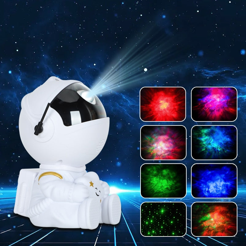 Astronaut Galaxy Star Projector | LED Light Nebula Lamp encalife