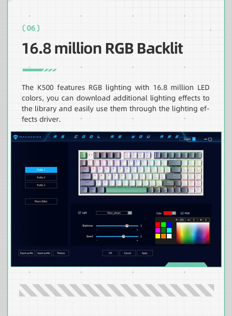 The Ultimate Gaming Keyboard | With Hot Swappable Keys encalife
