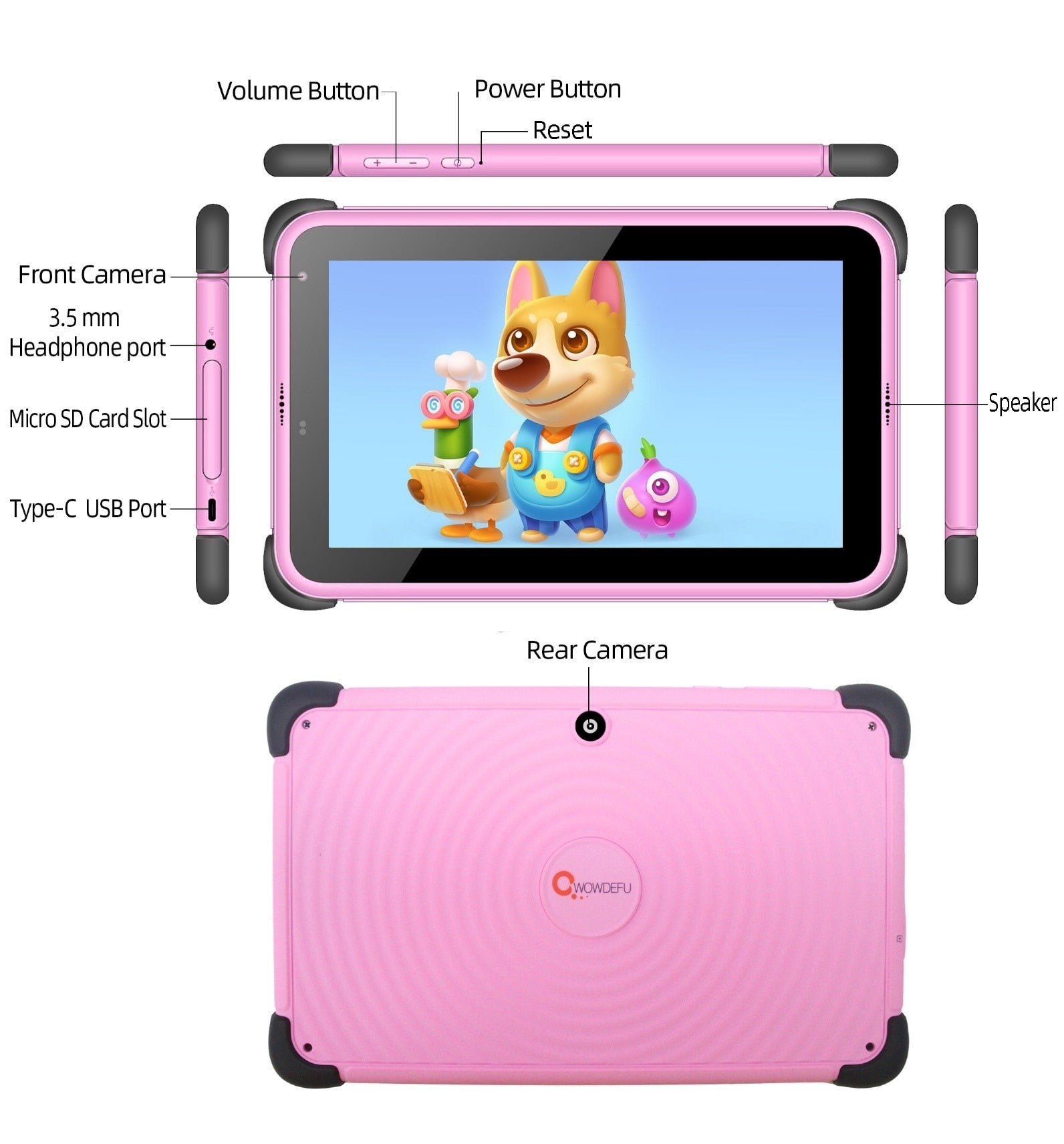 Fun Tablet For Kids | With Pre-Installed Apps encalife