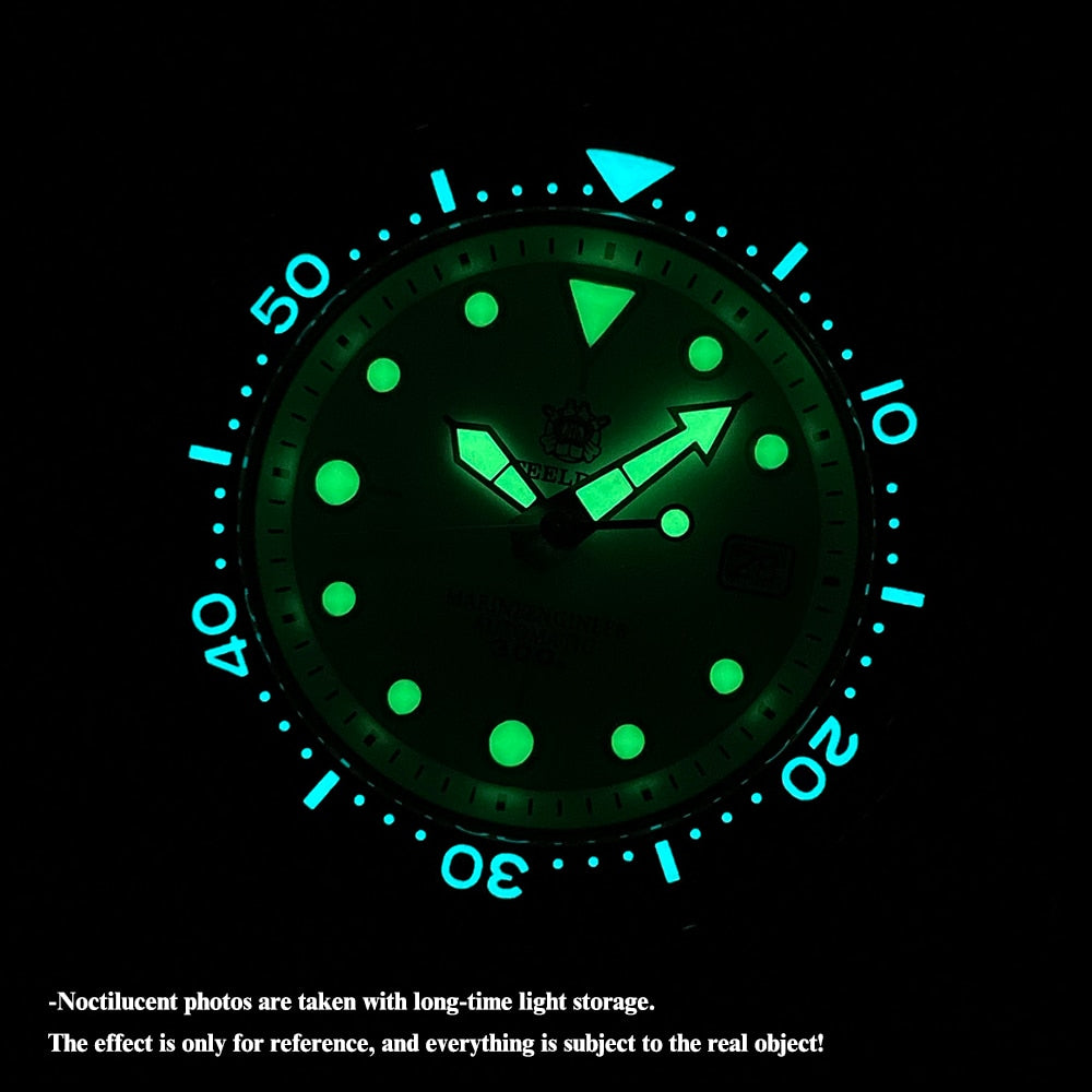 Dive Watch | Scratch-Resistant Sapphire Mirror encalife