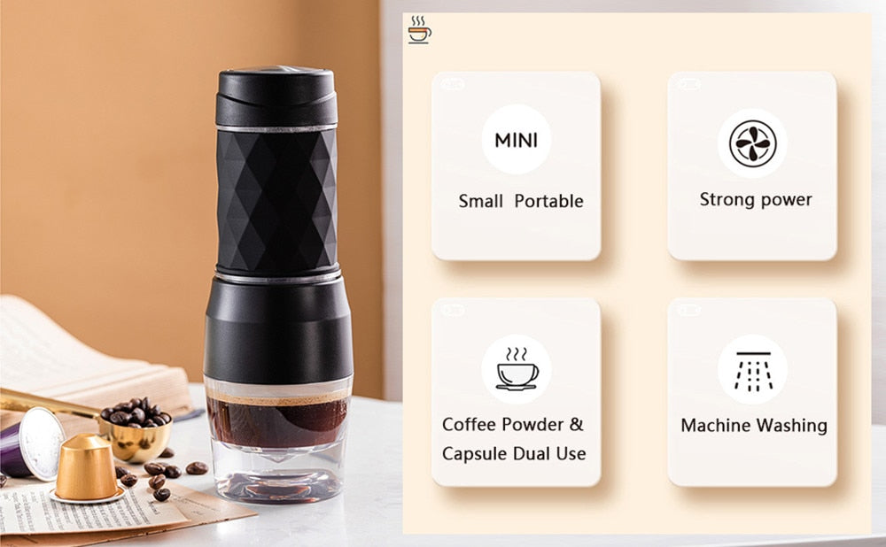 Coffee Maker | Mini Portable Design encalife