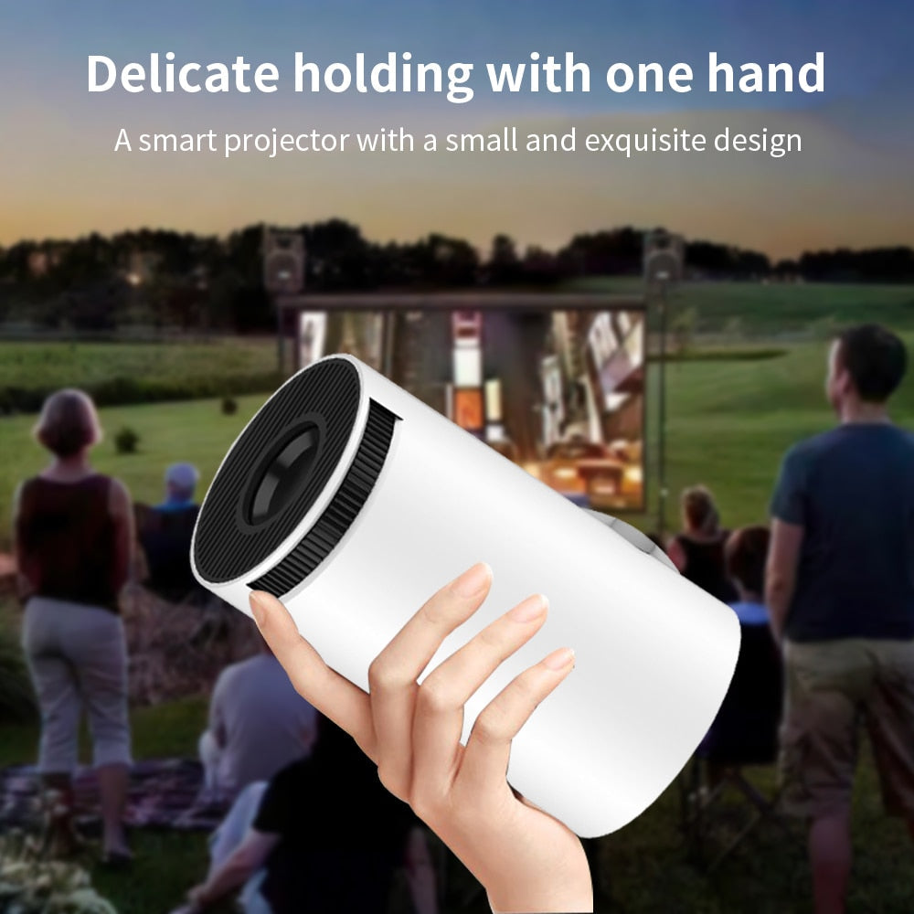 Ultimate Bedroom Companion: Portable Mini 4K Projector for Home Entertainment encalife
