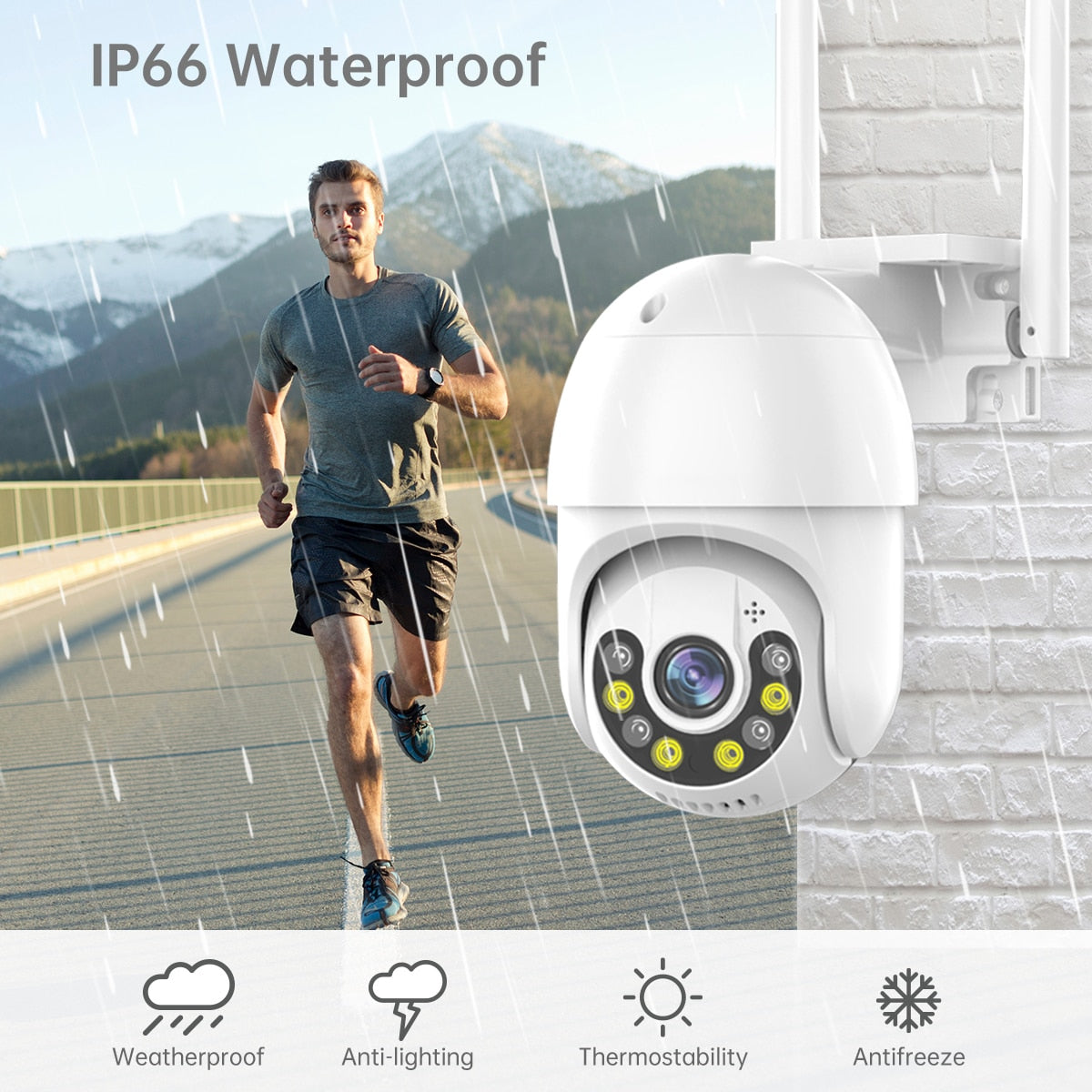 Smart Surveillance Security Camera | Remote Controlled 2-Way Audio System encalife