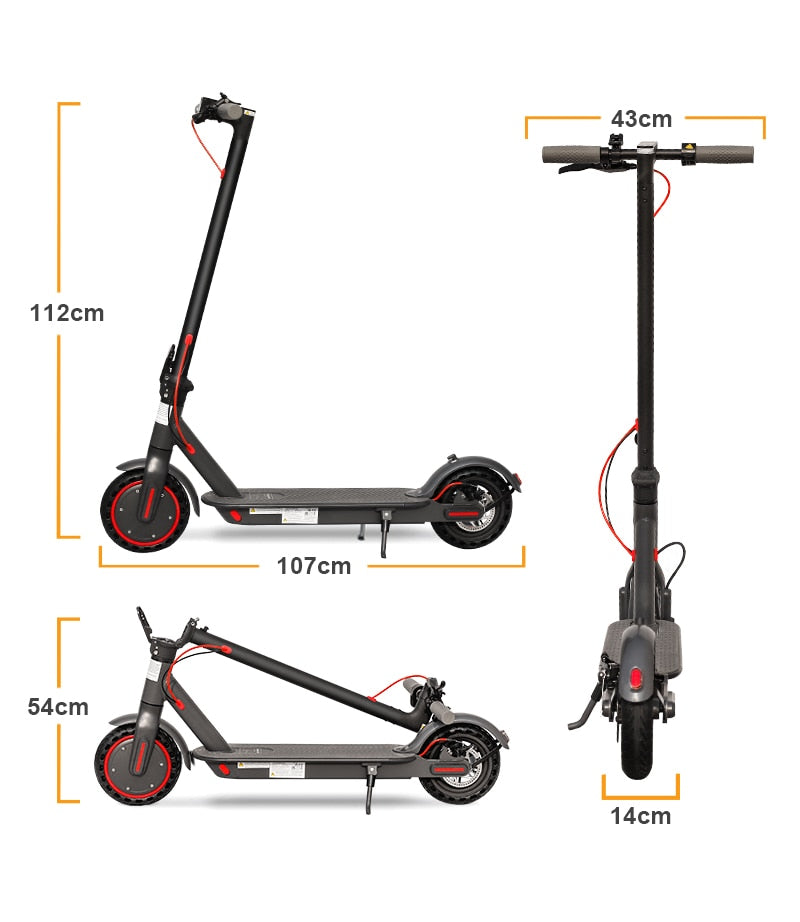 Powerful 350W Electric Scooter | Anti-Skid Technology encalife