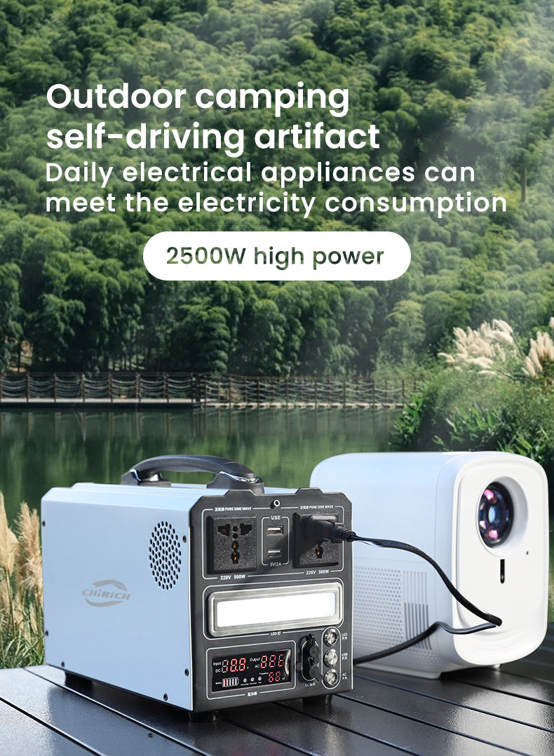 Portable Power Station | 2500W, 3100Wh: Empowering Your Adventures