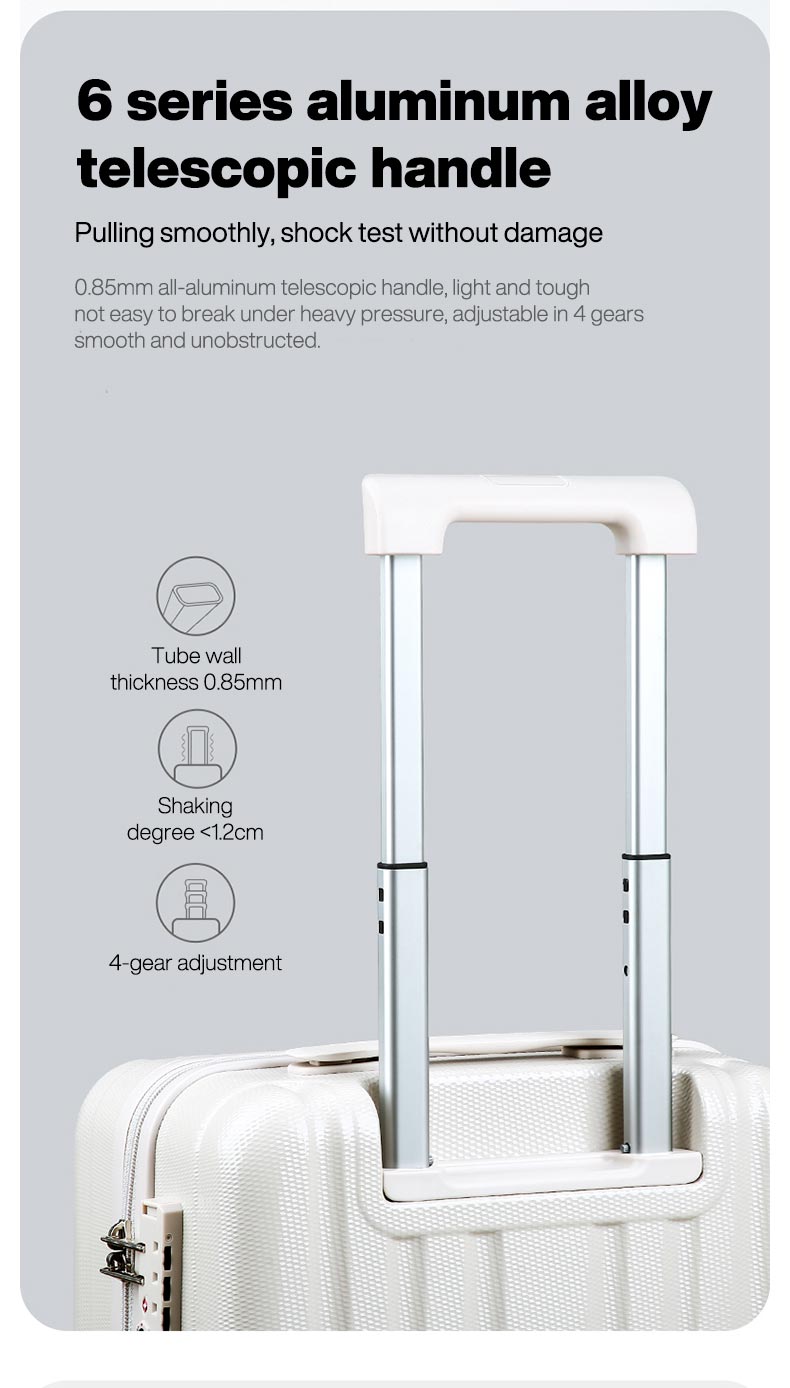 Carry-On Luggage | 360-Degree Spinner Wheels Suitcase encalife