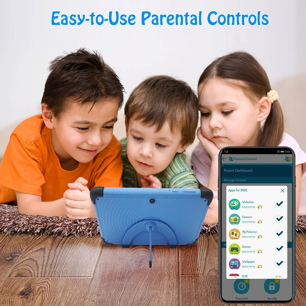 Fun Tablet For Kids | With Pre-Installed Apps encalife