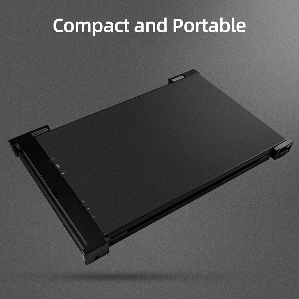 Triple Portable Laptop Monitor | Screen Extender | On-the-Go Ultra-Wide Display Solution encalife