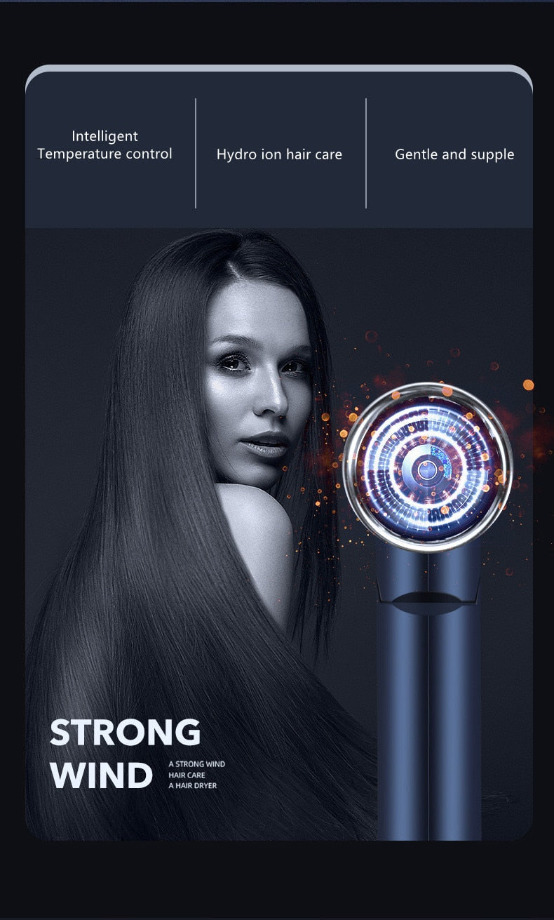 Professional Hair Dryer | Foldable Light Electric Hair Dryer encalife