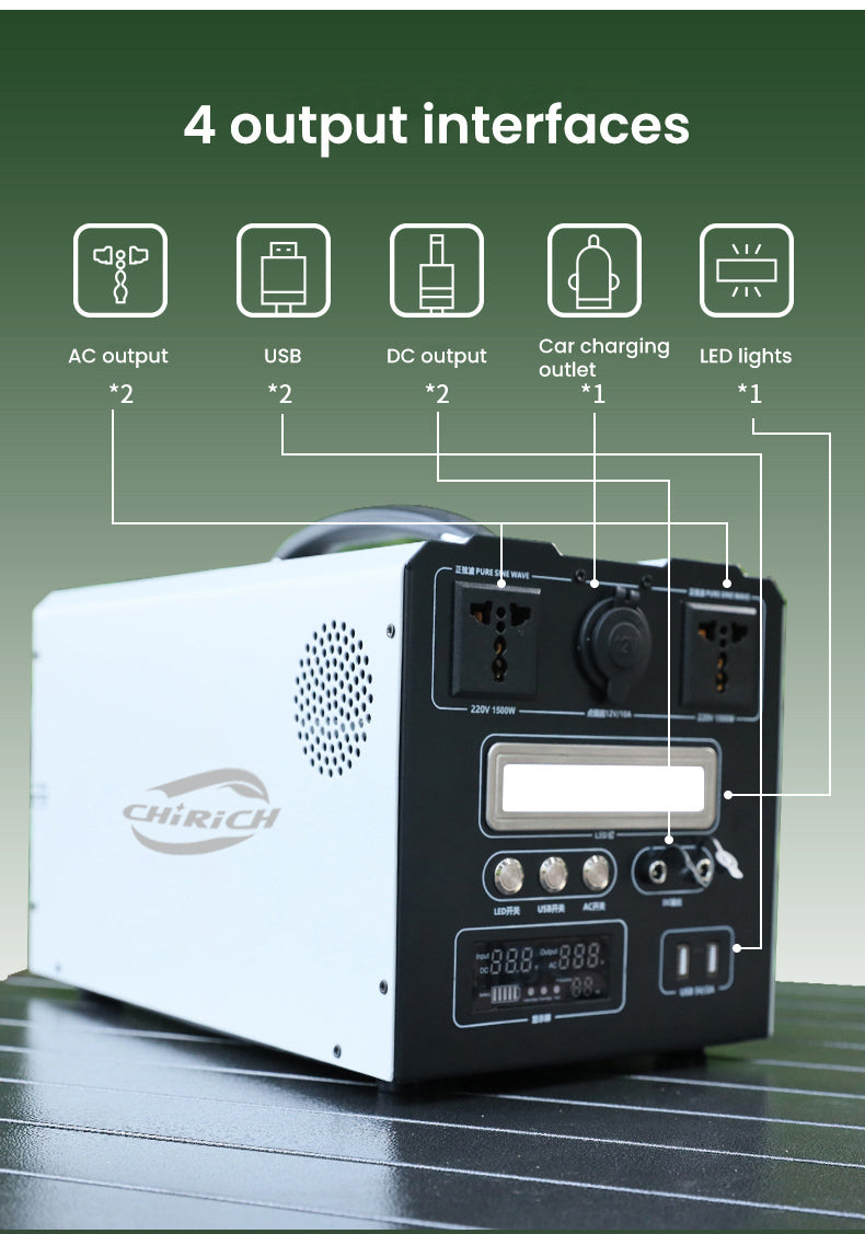 Portable Power Station | 2500W, 3100Wh: Empowering Your Adventures