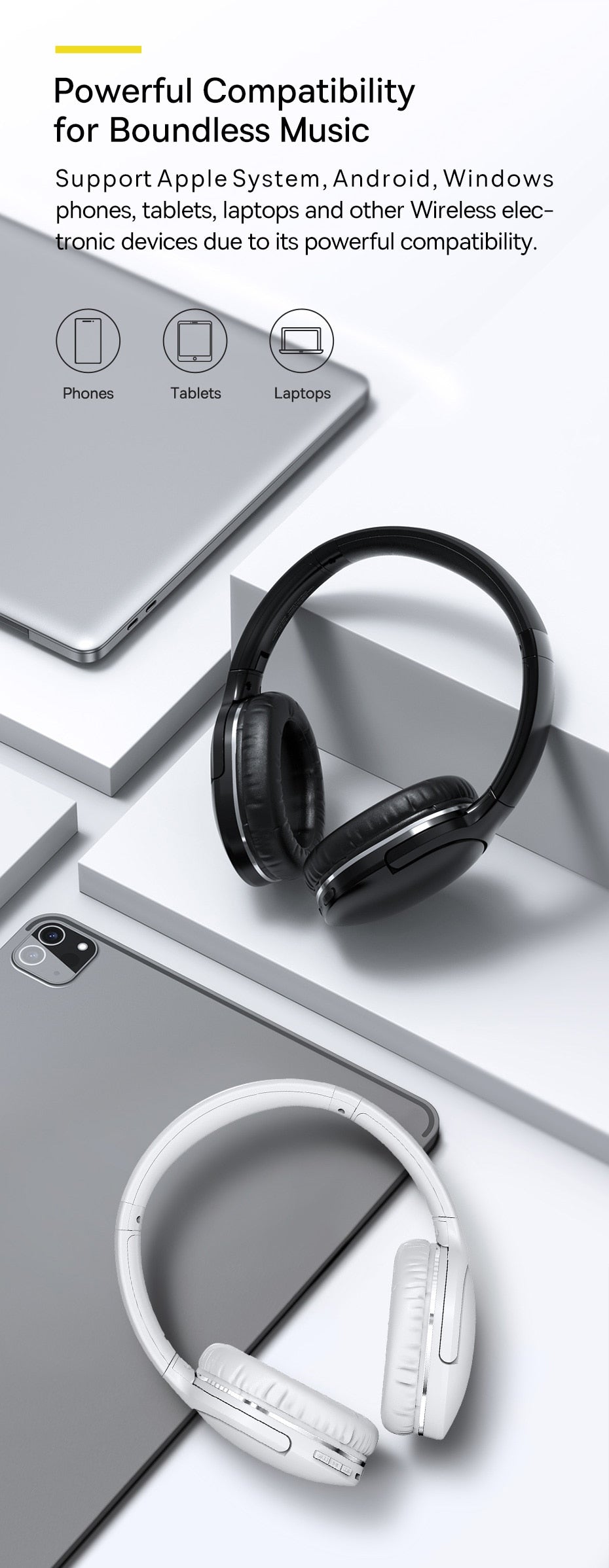 Bluetooth Headphones | Crystal Clear Sound Quality