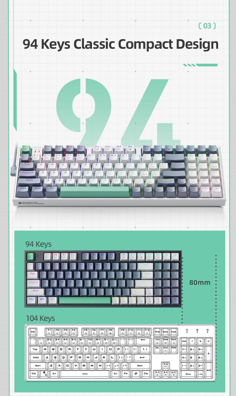 The Ultimate Gaming Keyboard | With Hot Swappable Keys encalife