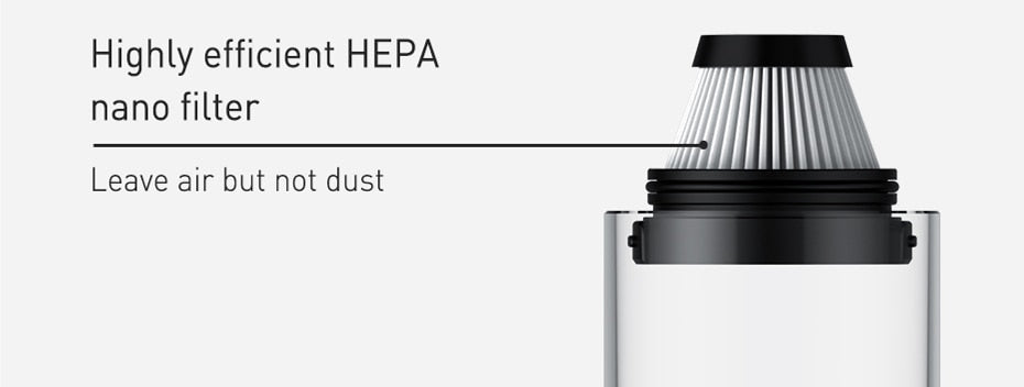 Powerful Handheld Vacuum | With LED Light encalife
