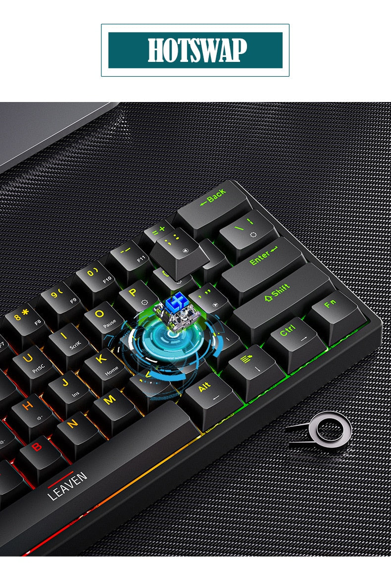 61-Key Gaming Keyboard | With RGB Backlighting encalife