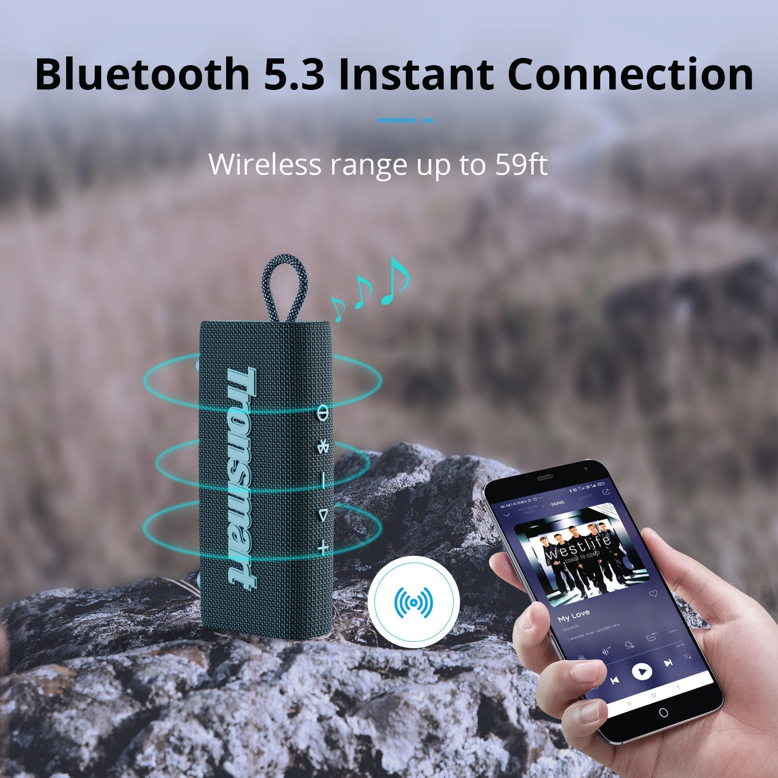 Bluetooth Speaker | 20W Powerful Stereo Sound encalife