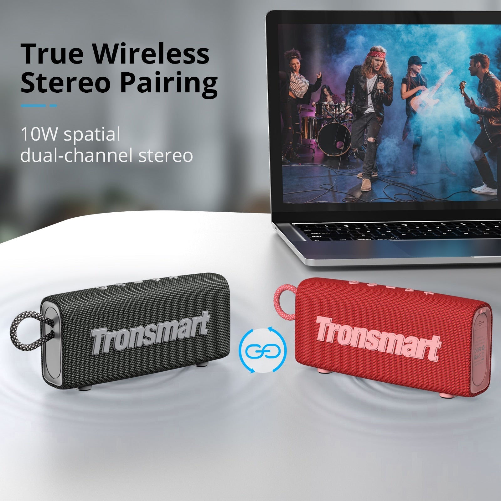 Bluetooth Speaker | 20W Powerful Stereo Sound encalife