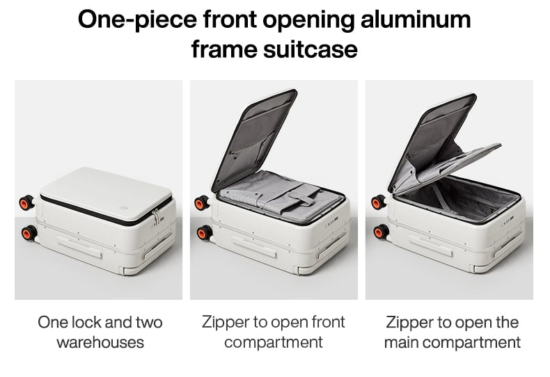 Sleek Luggage | Trendy Carry-On Suitcase encalife