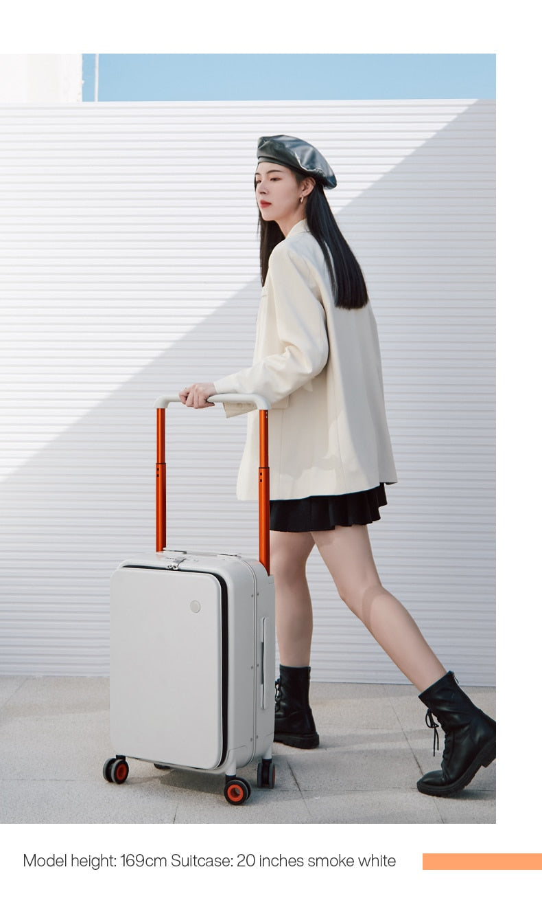 Sleek Luggage | Trendy Carry-On Suitcase encalife