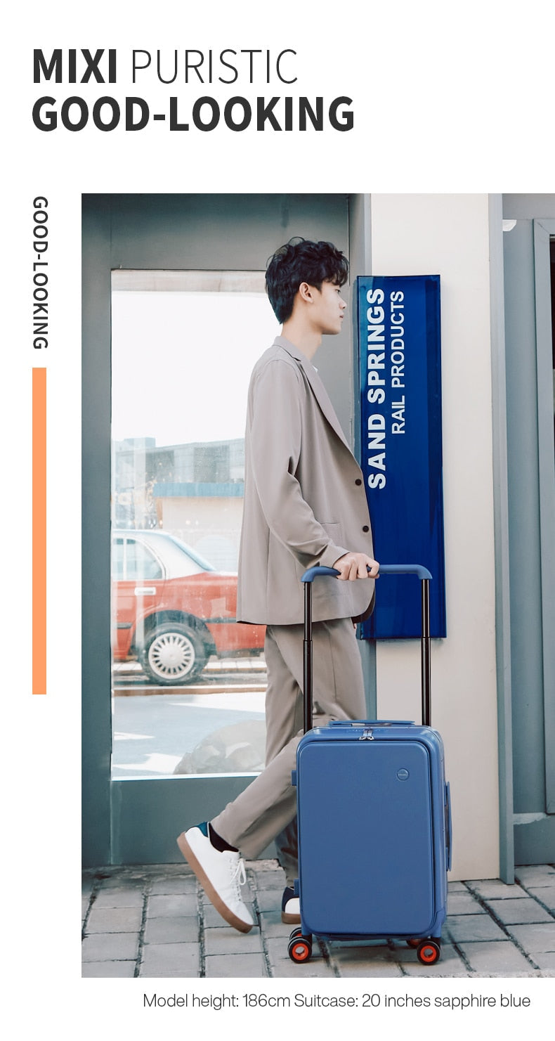 Sleek Luggage | Trendy Carry-On Suitcase encalife