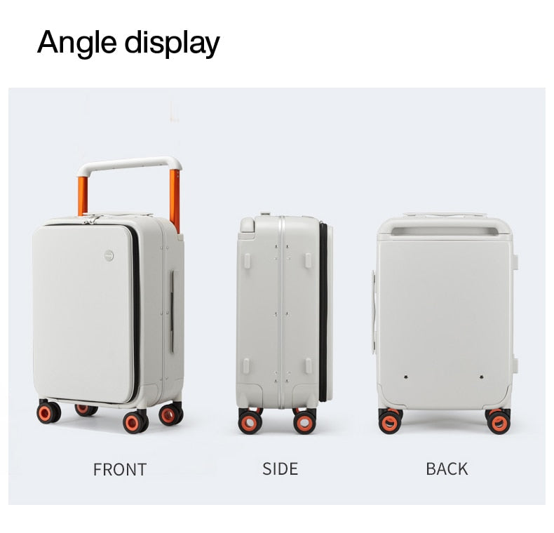 Sleek Luggage | Trendy Carry-On Suitcase encalife