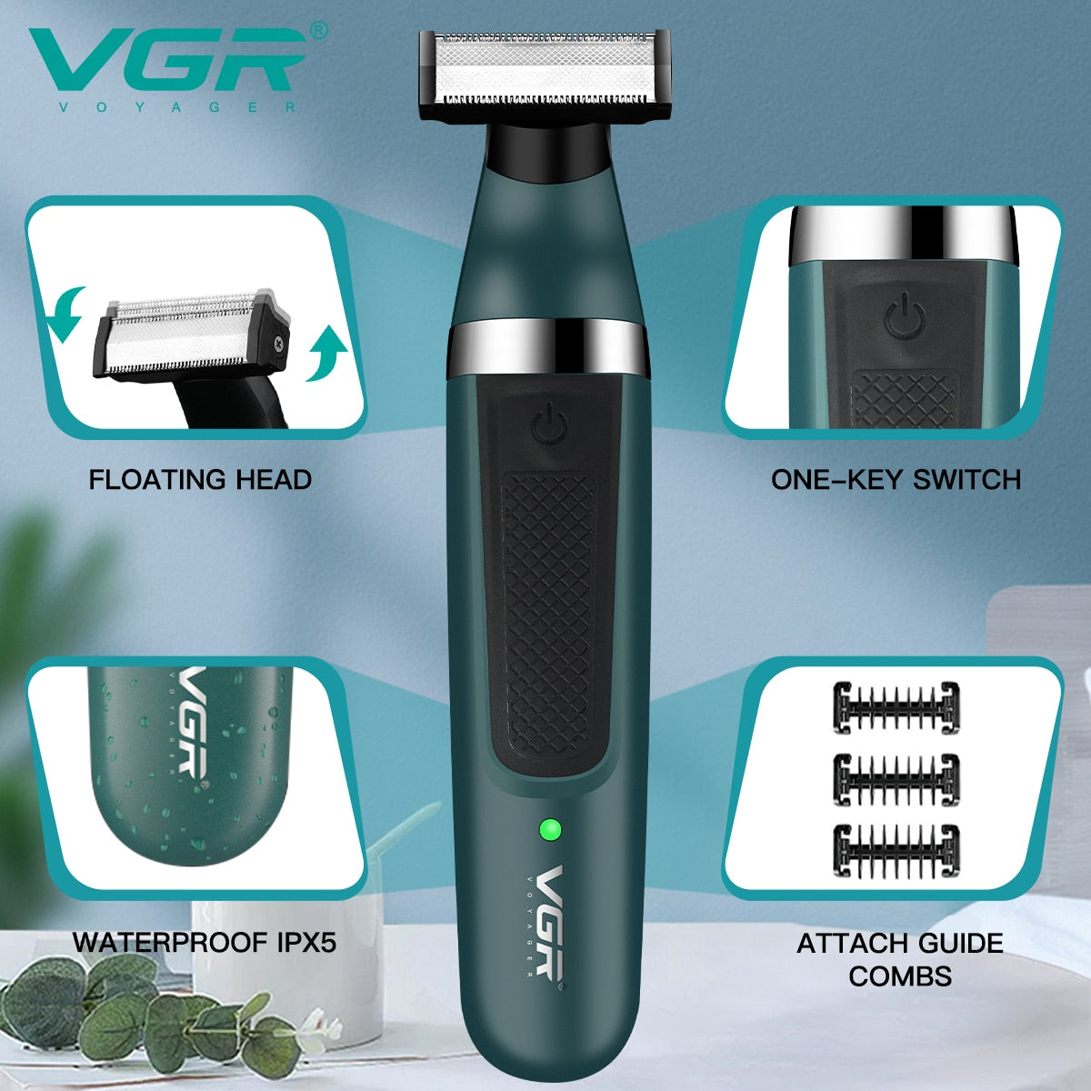 Electric Razor For Men | Multiple Length Settings encalife