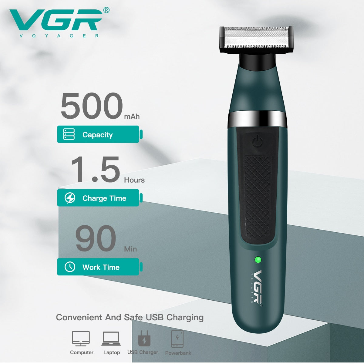 Electric Razor For Men | Multiple Length Settings encalife
