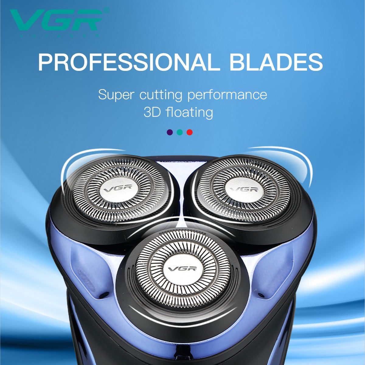 Electric Razor For Men | Rotary 3D Floating Head encalife