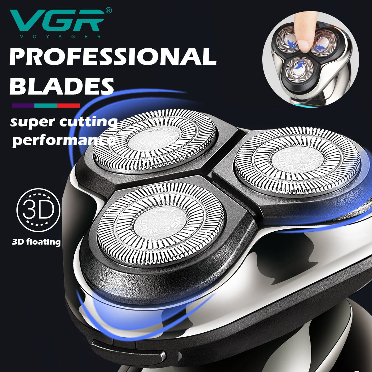 Electric Razor For Men | Built-In Beard Trimmer encalife