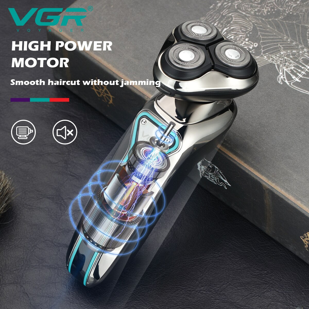 Electric Razor For Men | Built-In Beard Trimmer encalife