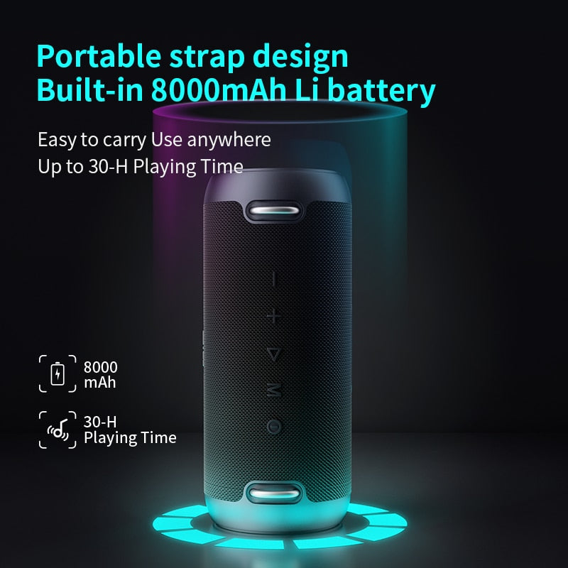 Bluetooth Speaker | 60W Rhythm Light Display encalife