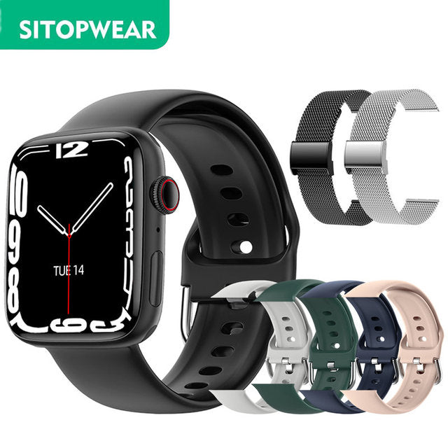 Smart Watch | Wireless Charging Fitness Tracker With 6 Straps encalife