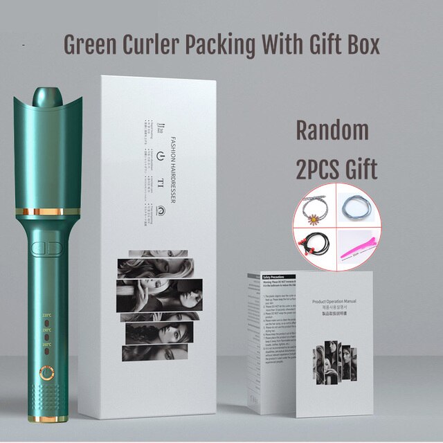 Automatic Curling Iron | Stylish Rapid Heating Hair Curler encalife