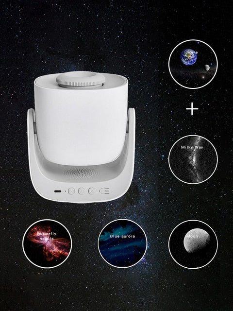 Galaxy Projector | Sky Projector | LED Rechargeable Sky Lamp encalife