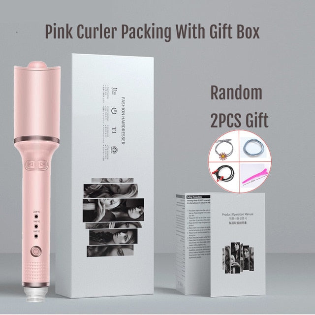 Automatic Curling Iron | Stylish Rapid Heating Hair Curler encalife
