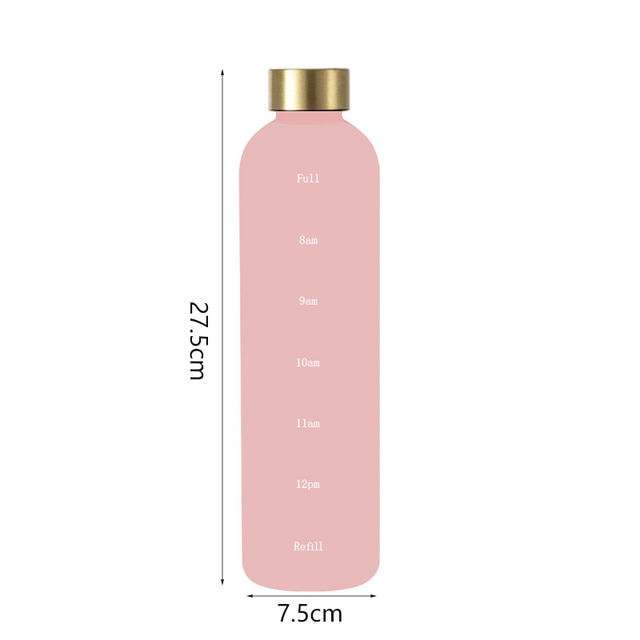 Water Bottle | 1L | Time Marker Feature encalife