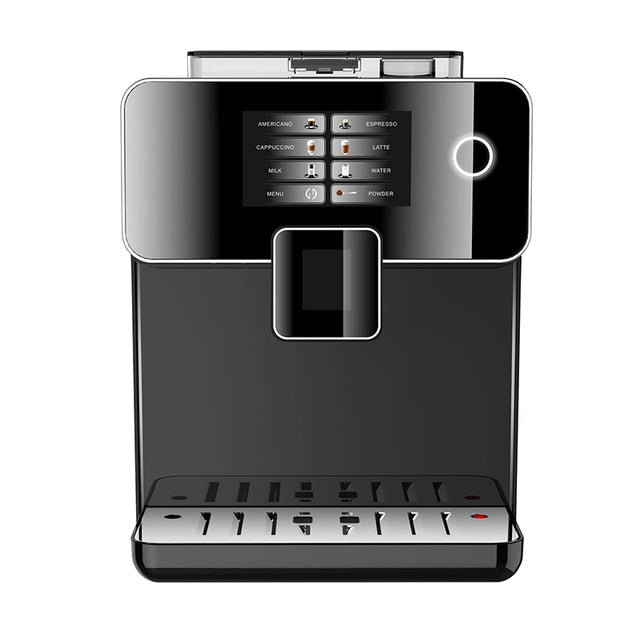 Automatic Espresso Machine | With Built-In Coffee Beans Grinder And Milk Foam Frother encalife