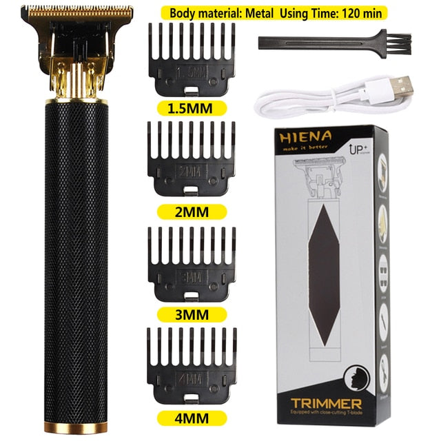 Electric Hair And Beard Trimmer | T9 Head Rechargeable USB Trimmer encalife