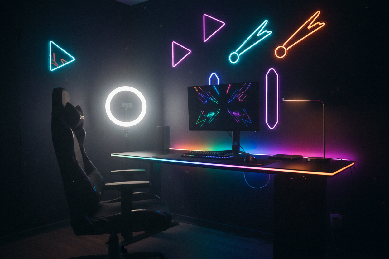Lighting Kits for LED I Gaming I Desk Setups