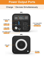 Portable Power Station | 600W | Your Mobile Energy Companion encalife