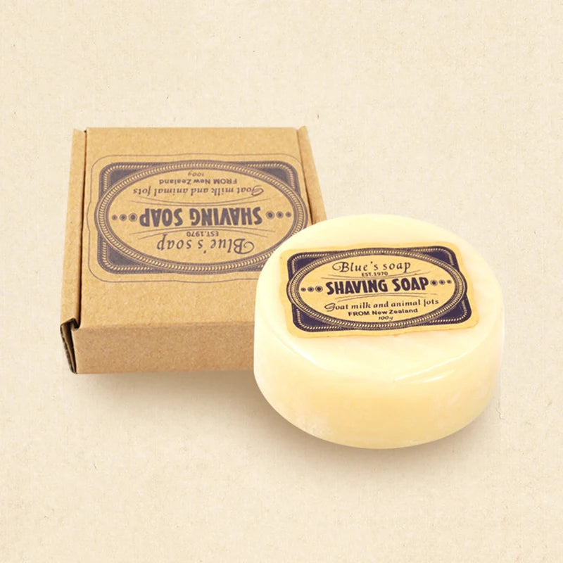 100g Men's Shaving Cream Goat Milk Shaving Soap encalife