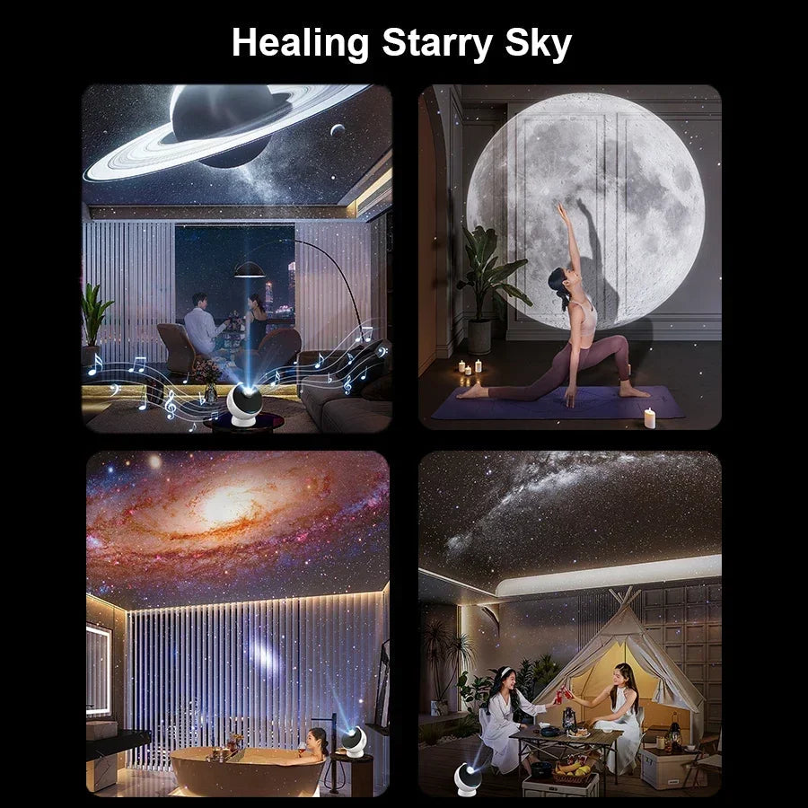 HD Galaxy Star Projector & White Noise Machine encalife
