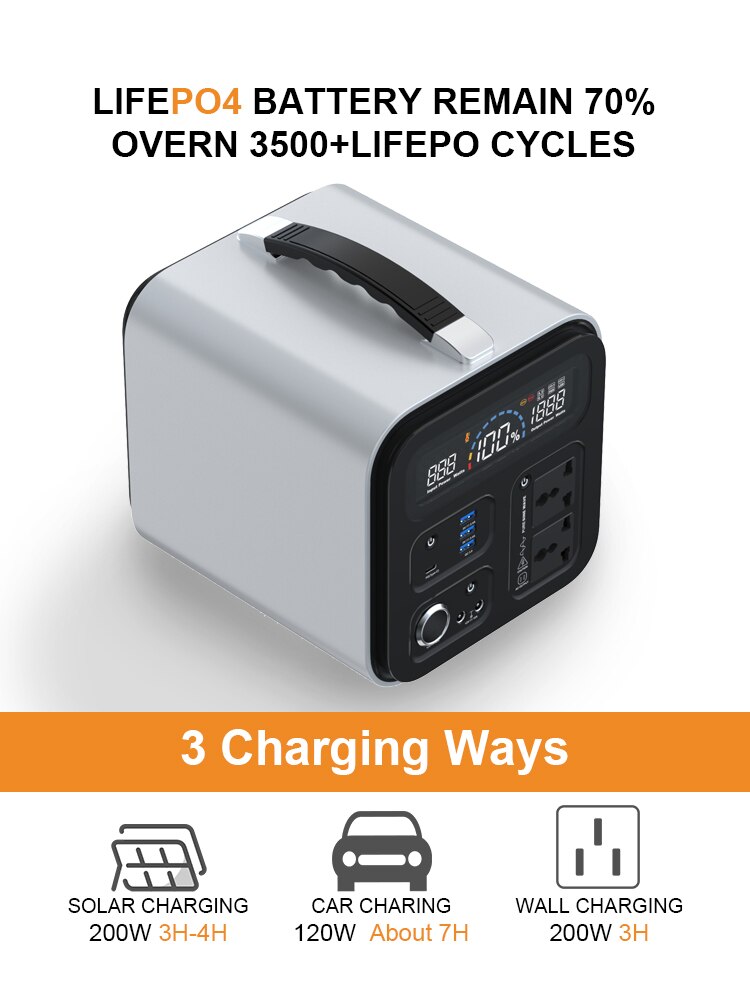 Portable Power Station | 600W | Your Mobile Energy Companion encalife
